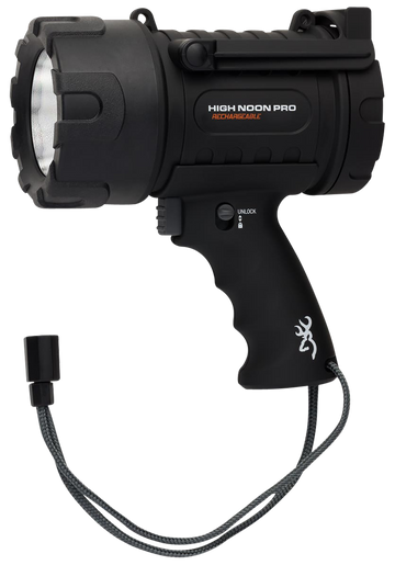 Browning High Noon Pro USB LED Spotlight 110-1400 Lumens Black Polymer