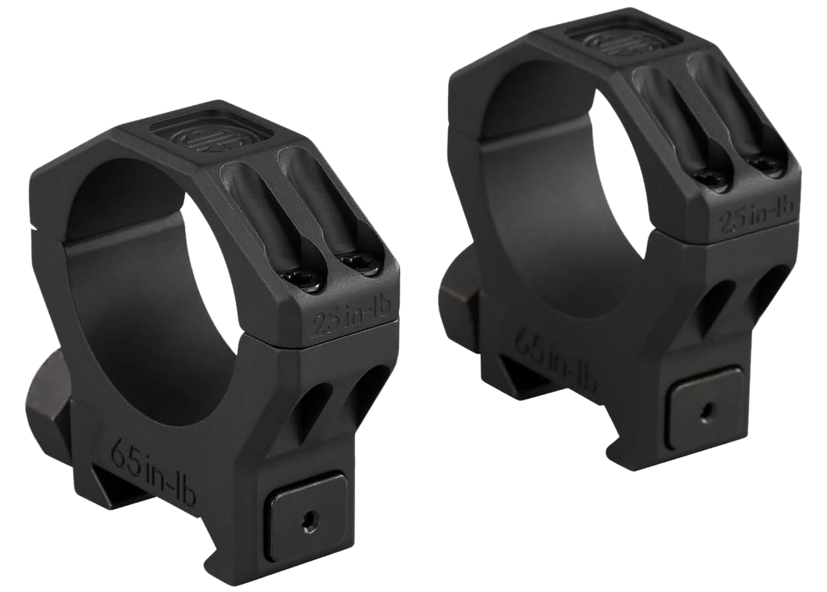 Sig Sauer Electro-Optics Alpha 6 30mm Medium Scope Ring Set - Black