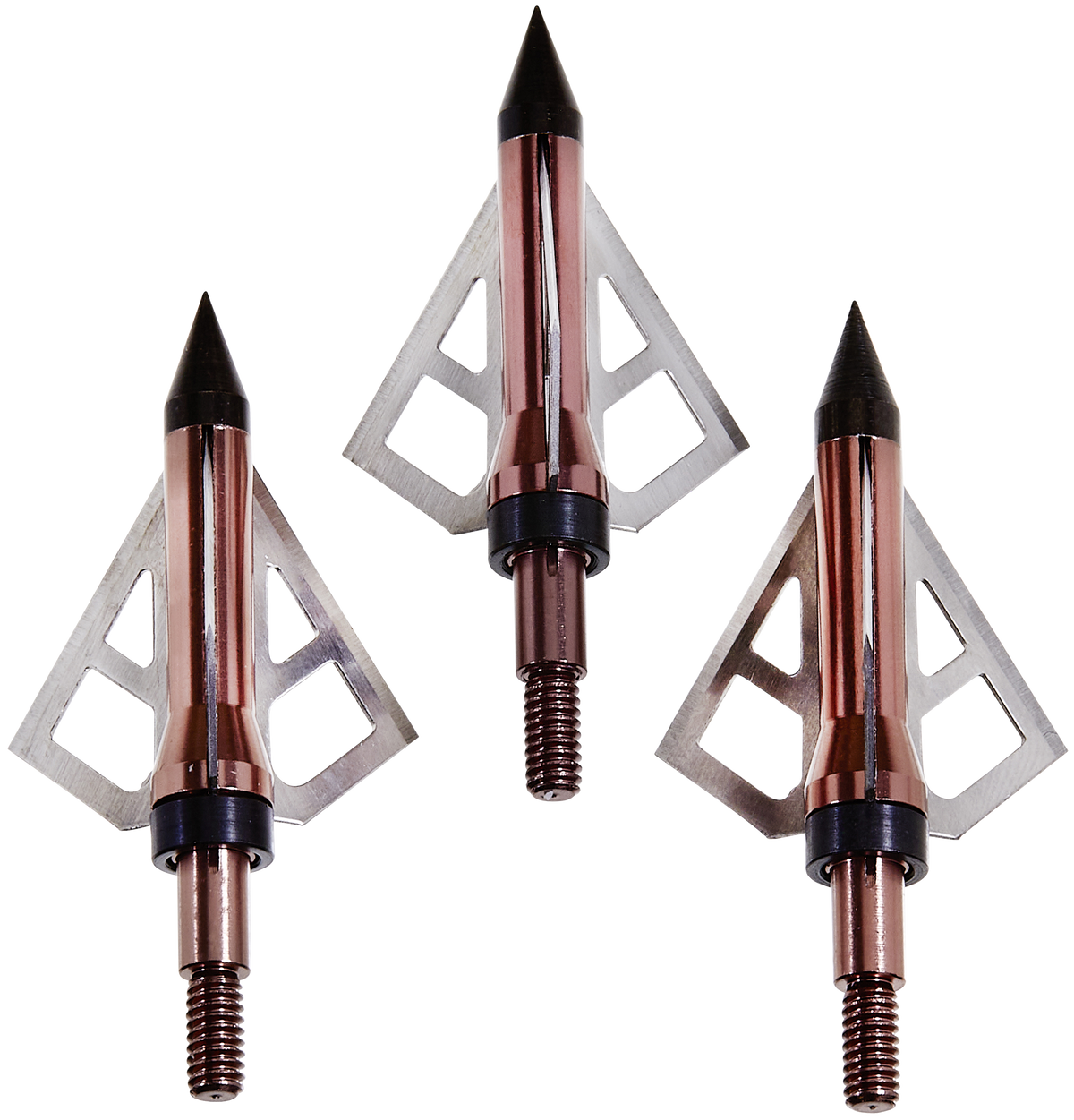 Allen Optimus Broadhead 100gr 3-Blade Fixed Rose Gold 3 Pack