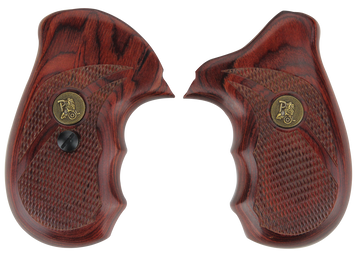 Pachmayr Renegade Grip Checkered Rosewood Laminate with Finger Grooves for Taurus 85