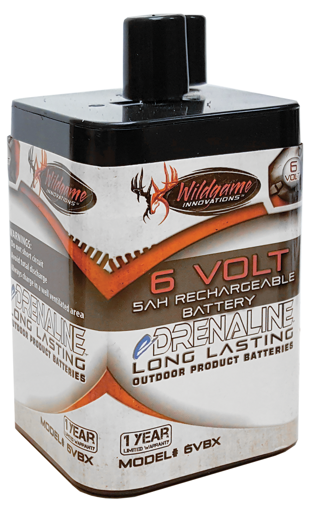 Wildgame Innovations Spring Style 6V 5Ah Rechargeable Battery - Black/Tan