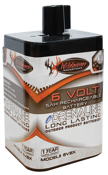 Wildgame Innovations Spring Style 6V 5Ah Rechargeable Battery - Black/Tan