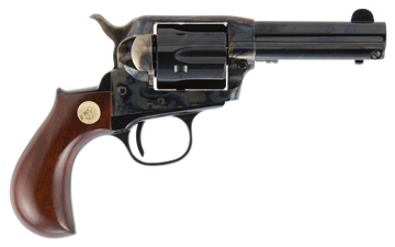 Cimarron Lightning 38 Special 3.50" 6-Shot SAO Revolver - Birdshead Walnut Grip