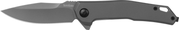 Kershaw Helitack 5570 3.26" Folding Drop Point Plain 8Cr13MoV Gray PVD SS Handle
