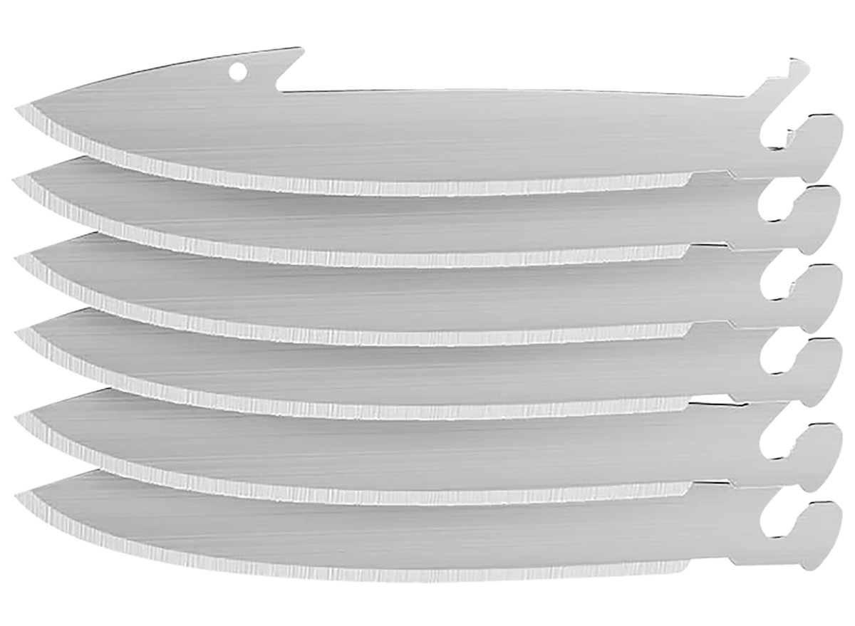 Muddy SWAP Replace-A-Blade Drop Point 3.5" 420J2 SS Replacement Blade - 6 Pack