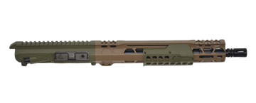 Bilson Arms BA-15FCP 338 ARC 10+1 12.50" M-LOK Complete Upper - Flat Dark Earth/Sniper Green Cerakote
