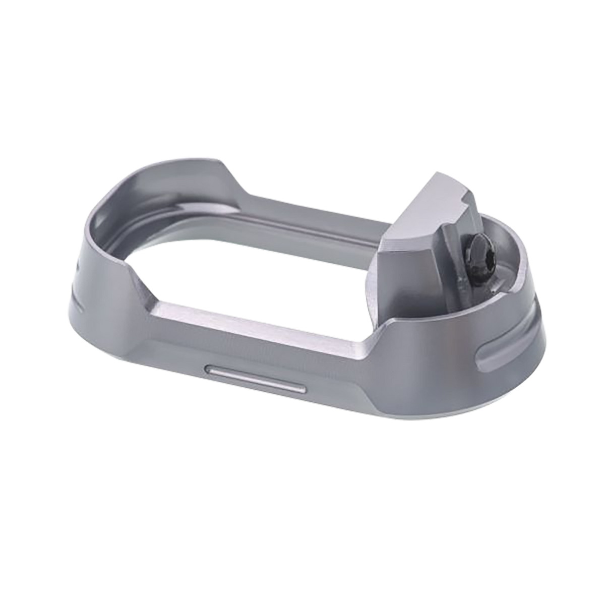 Tyrant CNC Magwell Fits Glock 17 Gen4 - Gray/Black Aluminum
