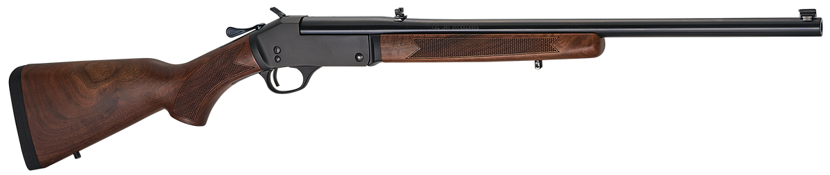 Henry H015360BH Single Shot 360 Buckhammer 22" 1-Rd Break-Open Rifle - Blued, American Walnut