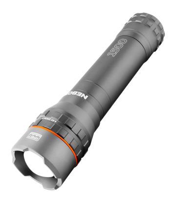 NEBO Newton 1500 LED Tactical Flashlight 1500 Lumens 6 AA Alkaline