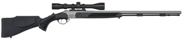 Traditions Vortek StrikerFire 50 Cal 209 Primer 28" Stainless Cerakote Black Synthetic Stock 3-9x40 Scope