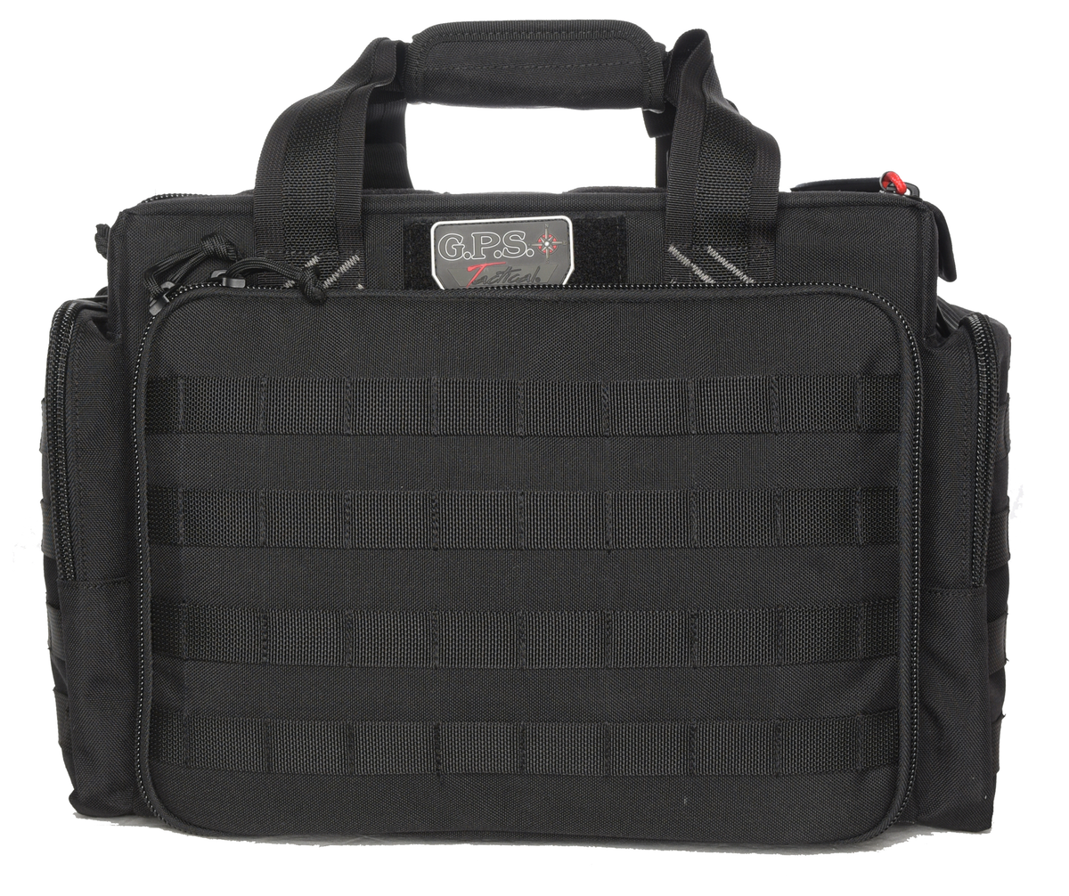 G*Outdoors T1714LRB Tactical Range Bag Black 1000D Nylon 5 Handguns