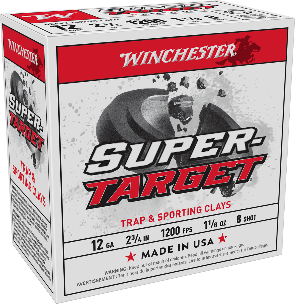 Winchester Ammo Super-Target Heavy 12 Gauge 2.75" 1-1/8oz 8 Shot 25 Rd - Box or Case