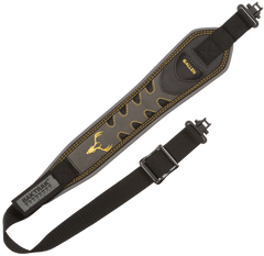 Allen 8357 Aspen BakTrak 2-Point Rifle/Shotgun Sling 28-35 Gray Nubuck Leather w/Swivels
