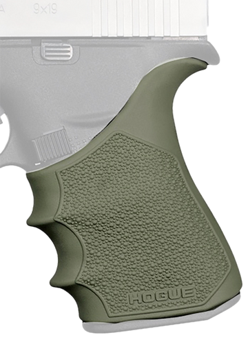 Hogue HandAll Beavertail Grip Sleeve OD Green Rubber - Glock 43X/48