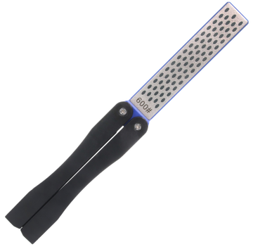Cold Steel Double Sided Folding Diamond Knife Sharpener - 360/600 Grit