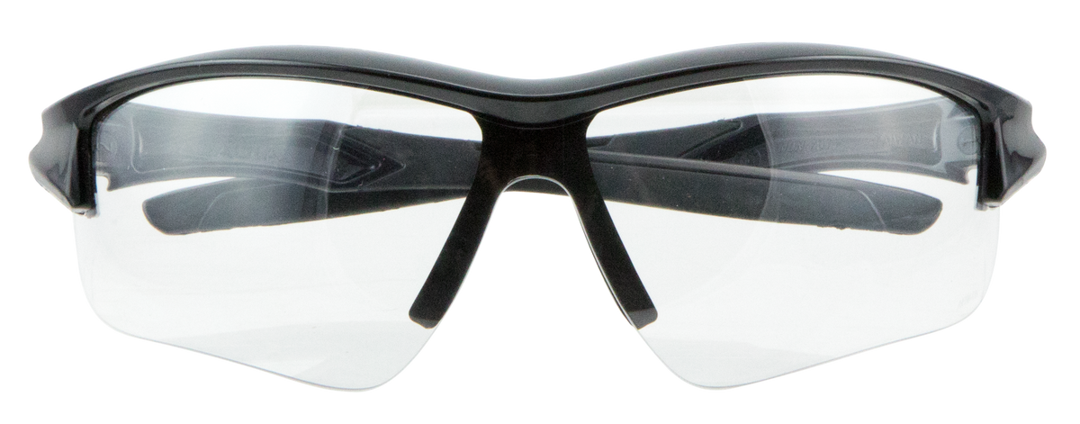 Howard Leight R02214 Uvex Acadia Anti-Fog Safety Glasses - Clear Lens Black Frame