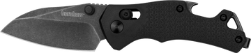 Kershaw Craze 2.35" Folding Reverse Tanto Plain BlackWash 8Cr13MoV - Black GFN