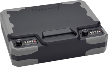 Hornady TrekLite Lock Box XXL TSA Combination Key Entry Black Polycarbonate Holds 2 Handguns