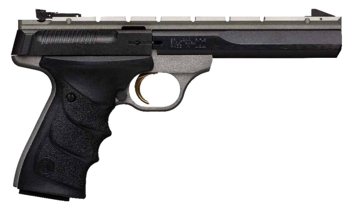 Browning Buck Mark Contour 22 LR 5.5" 10+1 SAO Pistol - Gray Anodized Frame