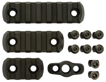 CMC Triggers 81724 M-LOK 4-Piece Accessory Kit - Black Anodized