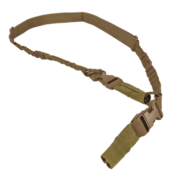 NcStar AARS21PT VISM 2-To-1 Point Sling Tan Nylon Bungee 55"-72"