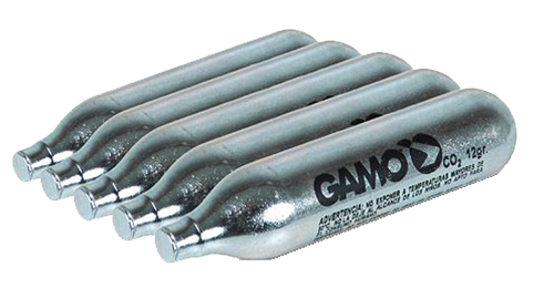 Gamo OEM 12-Gram CO2 Cylinders - 5 Pack