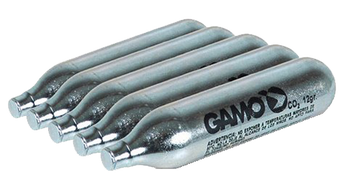 Gamo OEM 12-Gram CO2 Cylinders - 5 Pack