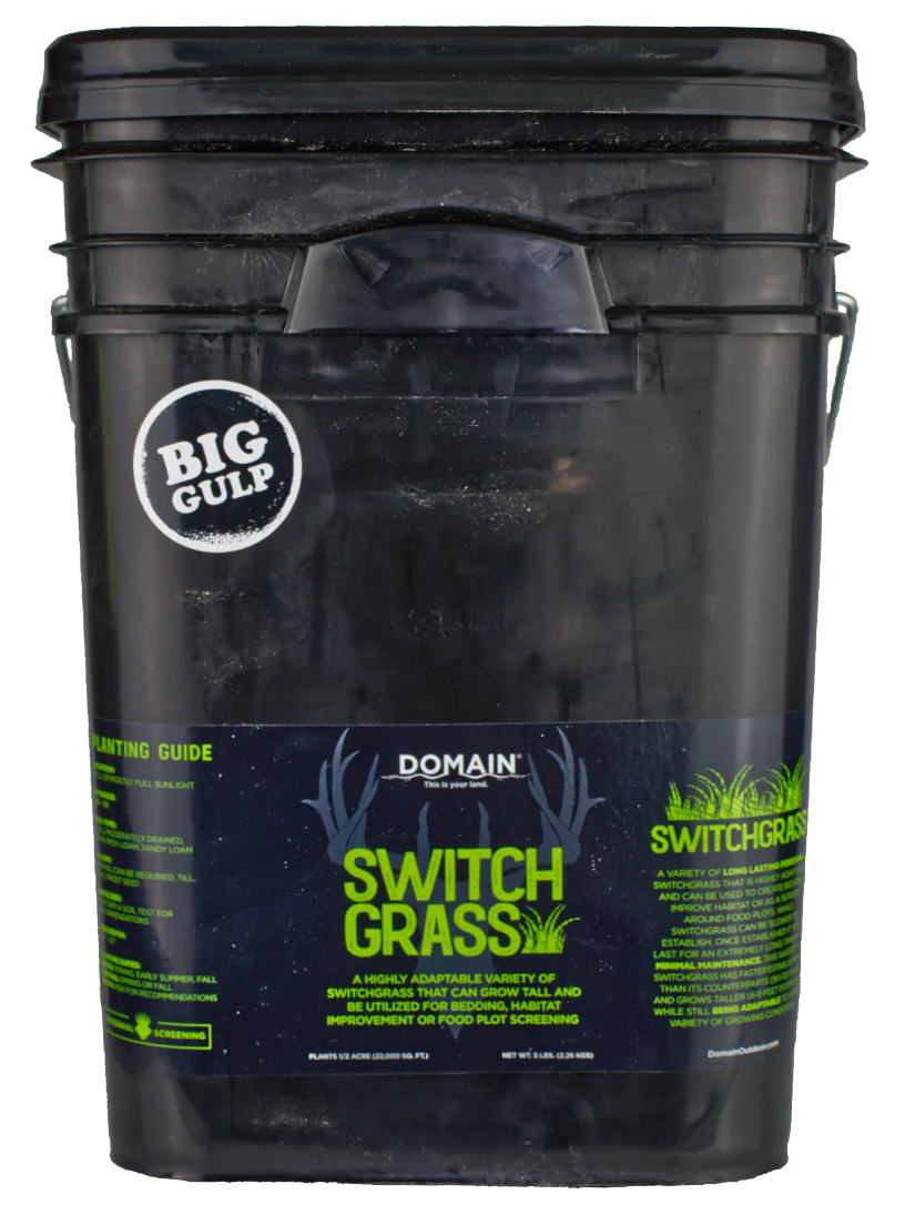 Domain Outdoor RC Big Rock Switchgrass Food Plot Seed - 5 lb 1/2 Acre Perennial