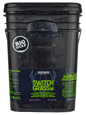 Domain Outdoor RC Big Rock Switchgrass Food Plot Seed - 5 lb 1/2 Acre Perennial
