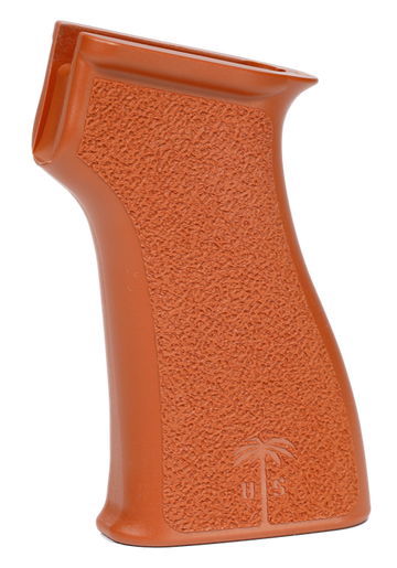 US Palm GR087 AK Pistol Grip Bakelite Orange Synthetic - Fits AK-47, AK-74, AKM, PKM