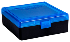 Berry's 95182 Ammo Box 38 Special/357 Mag 100rd Blue Lid w/Black Bottom