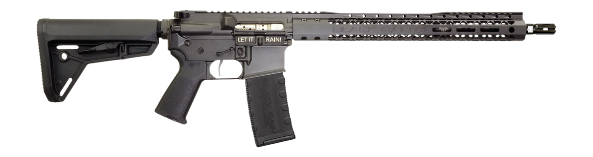Black Rain Ordnance SSP 300 Blackout 16" 30+1 Semi-Auto AR-15 Rifle - Smoke Cerakote