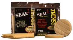 Seal 1 SS-12 Seal SKINZ Pre-Saturated Cleaning Patches .270-30 Cal 1.75" Cotton