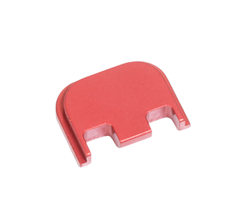 Timber Creek Outdoors Glock 17/19 Slide Cover Plate - Red Anodized Aluminum