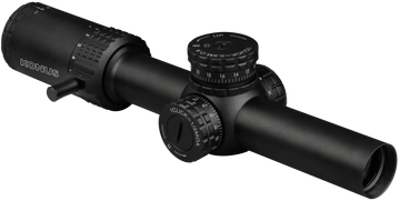 Konus Sultan 1-10x24mm 30mm Tube Illuminated Engraved Ballistic Circle Reticle Riflescope - Matte Black