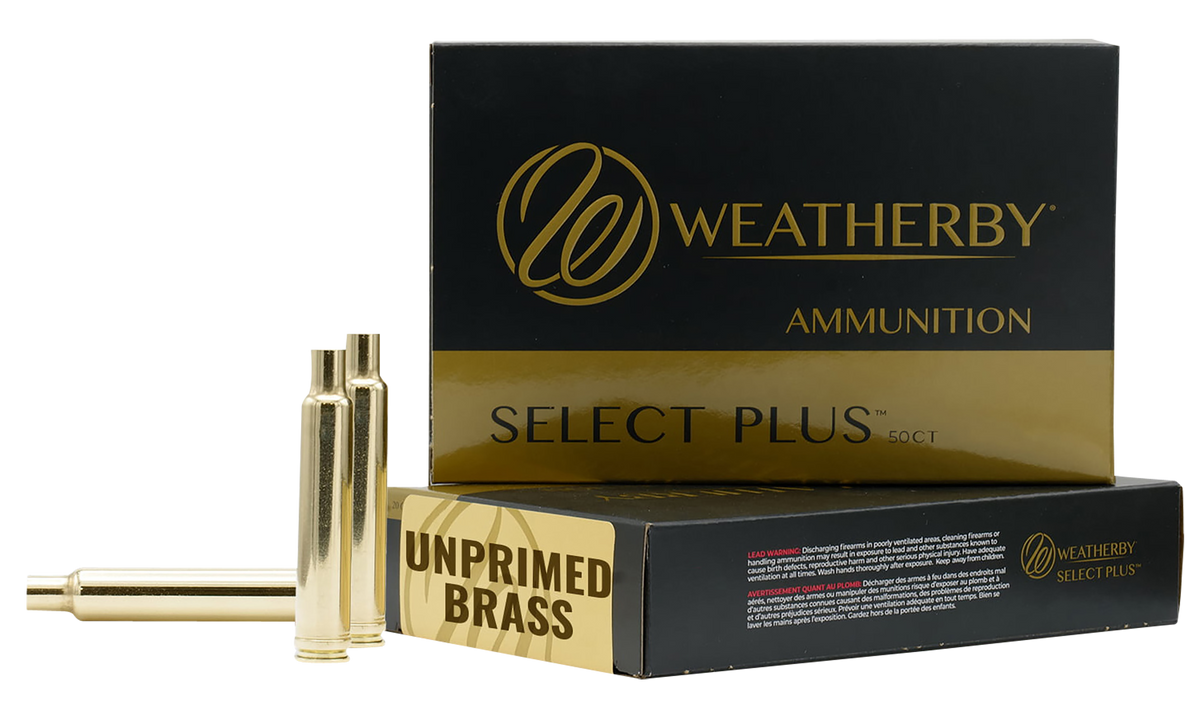 Weatherby 7mm PRC Unprimed Rifle Brass Cases 50/Box