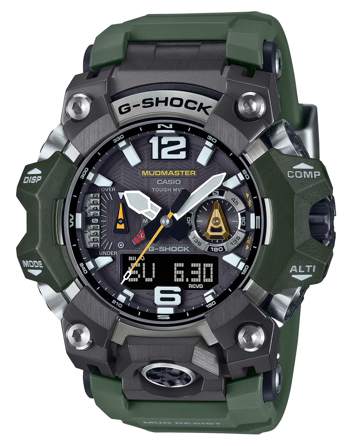 G-SHOCK MUDMASTER GWG-B1000-3ACR Analog-Digital Bluetooth Solar Watch - Green