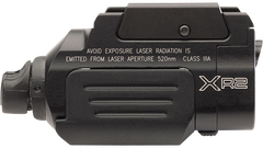 Surefire XR2-A-RD Compact 800 Lumen White LED/Red Laser Pistol Light - Black Anodized