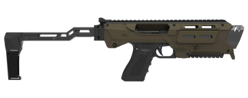Meta Tactical MX-1 Glock Conversion Kit with Folding Stabilizer - OD Green