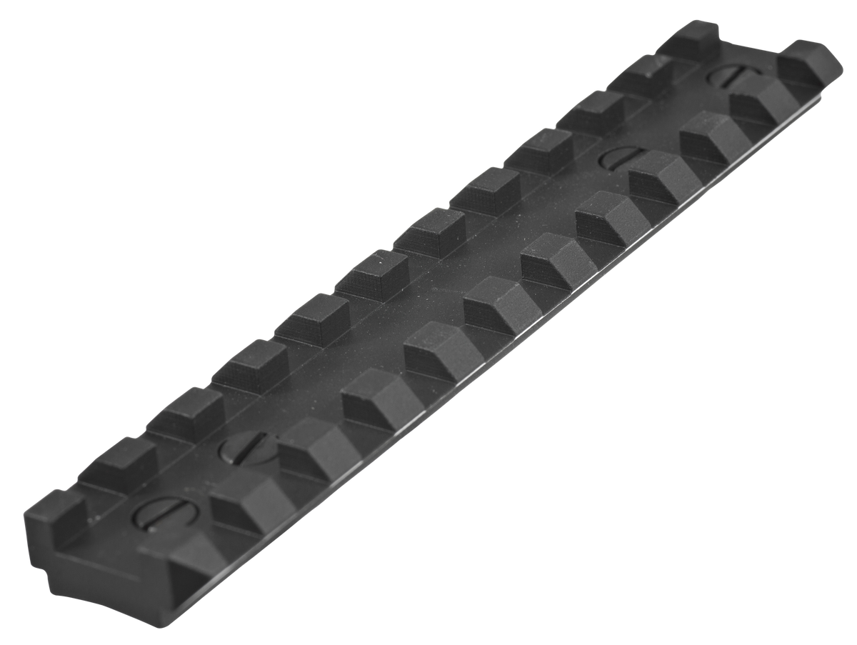 Ruger 90465 Picatinny Rail 1-Piece Scope Base 4.62" Black Anodized Steel - 10/22 / Charger Pistol