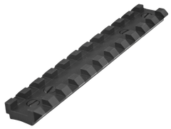 Ruger 90465 Picatinny Rail 1-Piece Scope Base 4.62" Black Anodized Steel - 10/22 / Charger Pistol