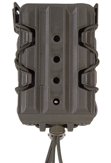 High Speed Gear X2R TACO V2 Double Rifle Magazine Pouch OD Green Polymer Belt Clip/MOLLE U-Mount