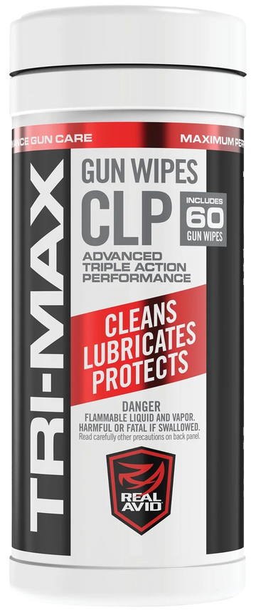 Real Avid Tri-Max CLP Gun Wipes 60-Count Canister