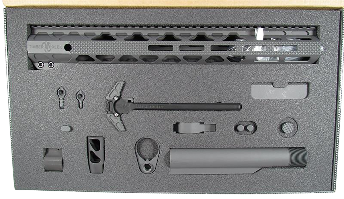 Timber Creek Outdoors Greyman Complete Build Kit AR-15 Stealth