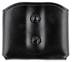 Galco DMC22B Double Mag Carrier Black Leather Belt Loop 1.50-1.75" .40 S&W Glock 35 Ambidextrous