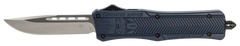 CobraTec Knives CTK-1 Medium 3" OTF Drop Point Plain D2 Blade NYPD Blue Aluminum Handle
