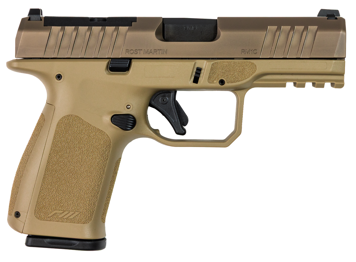 Rost Martin RM1C 9mm Luger 4" 17+1 Striker-Fired Pistol - FDE Frame