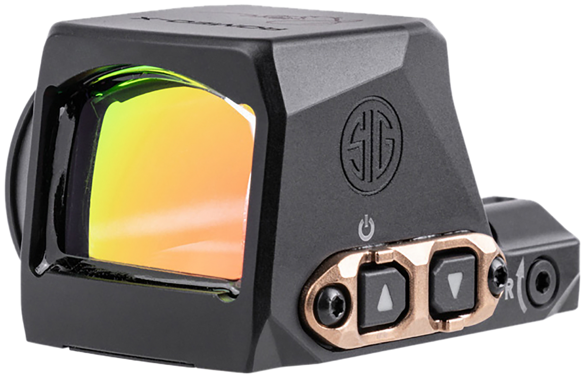 Sig Sauer Electro-Optics Romeo-X Compact ROSE 1x24mm 2 MOA Red Dot/32 MOA Circle Reflex Sight - Black Anodized/Rose Gold