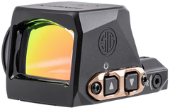 Sig Sauer Electro-Optics Romeo-X Compact ROSE 1x24mm 2 MOA Red Dot/32 MOA Circle Reflex Sight - Black Anodized/Rose Gold