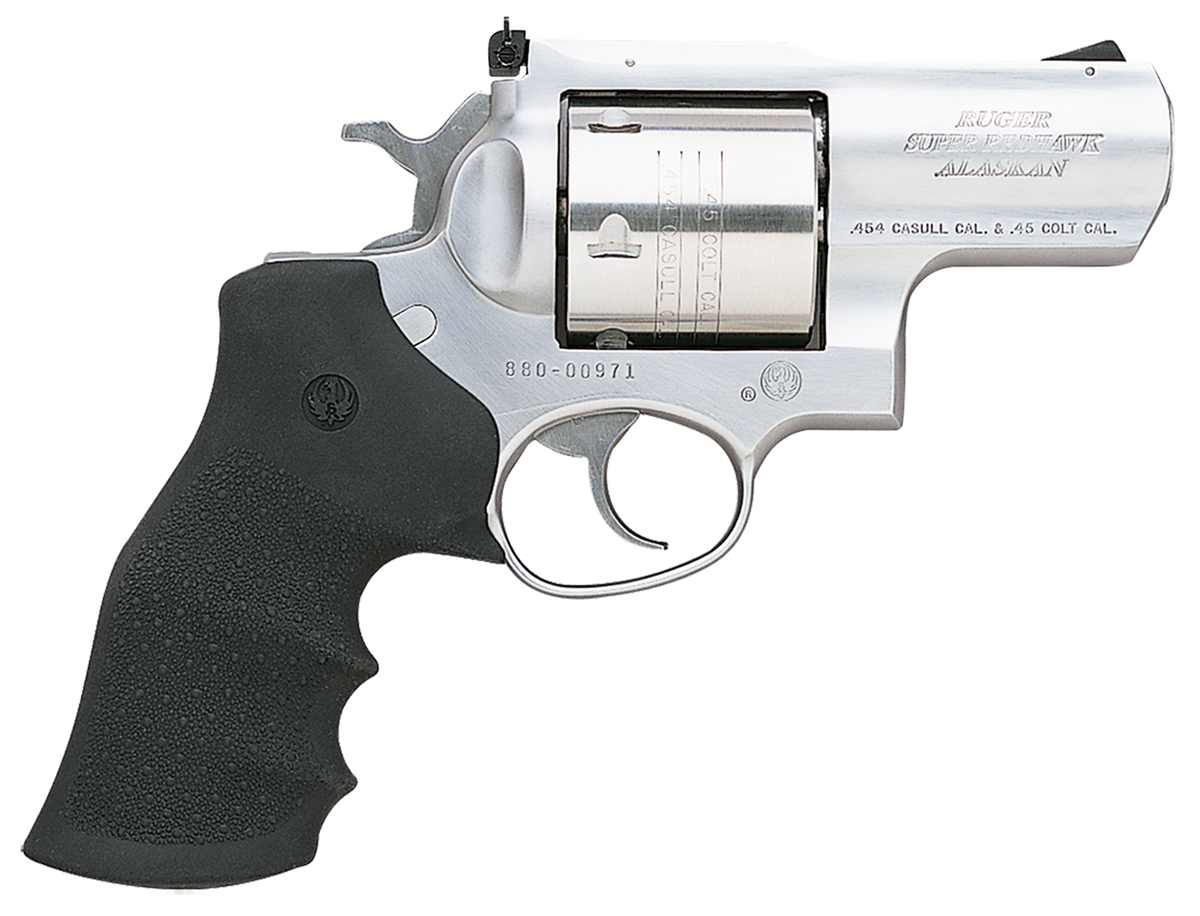 Ruger Super Redhawk Alaskan 454 Casull 2.5" 6rd DA/SA Revolver - Satin Stainless